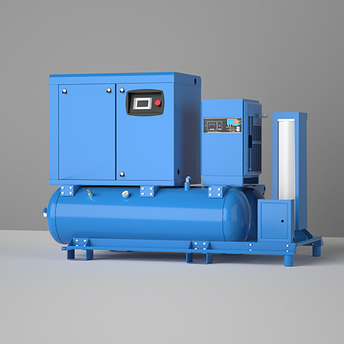 4 trong 1 22kw hai bể vĩnh viễn nam châm biến tần số vít máy nén không khí